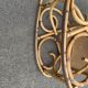 Rattan and cane rocking chair