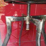 Pair of high bar stools industrial style