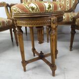 Lounge armchairs bench medallion