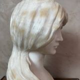 Marble bust of a woman