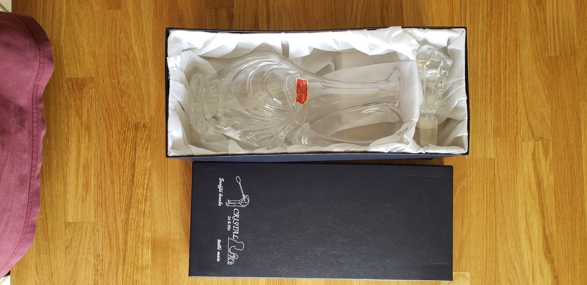 Crystal carafe from Lorraine