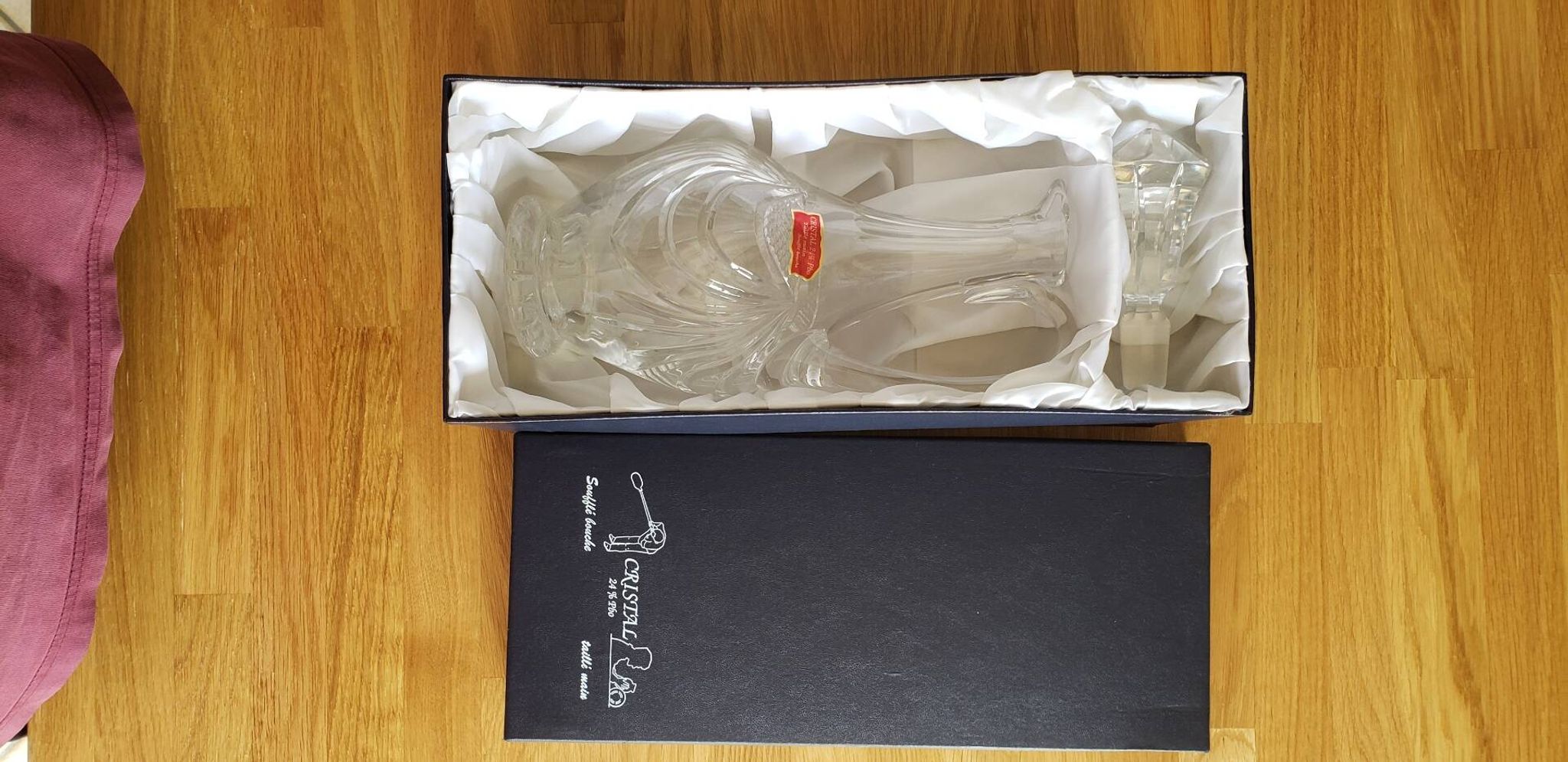 Crystal carafe from Lorraine