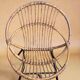 Rattan shell chair