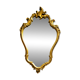 Miroir baroque doré ancien — courbes élégantes, esprit château 69 X 43 cm