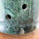 Green marble pot