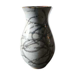 vase en céramique signé