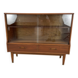 Vintage Jentique small wall unit/display cabinet from the 1960s made of teak