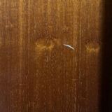 Vitrine en acajou verni 1960/70