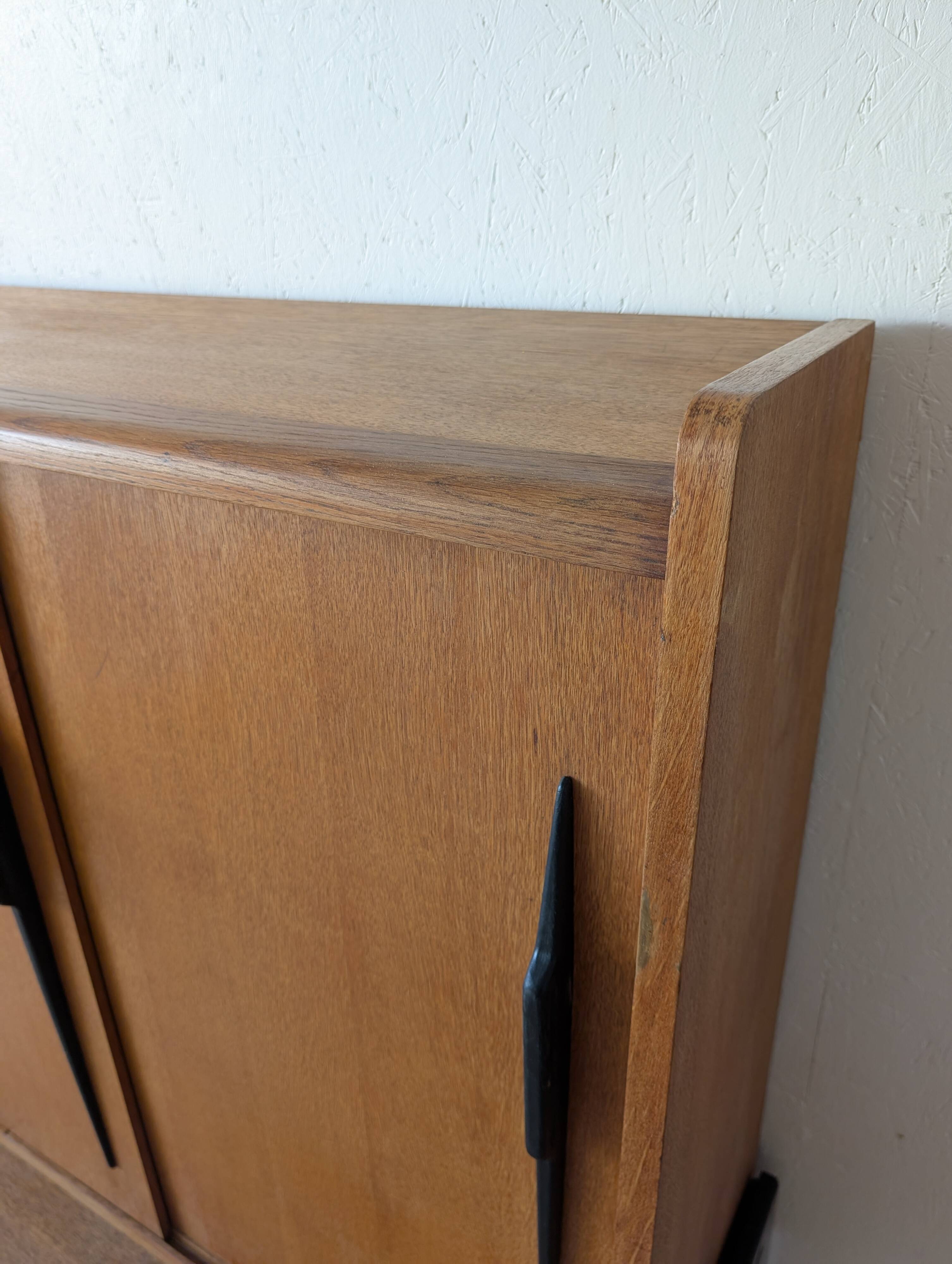High oak sideboard by Gérard Guermonprez, 1950s/1960s