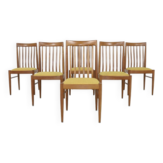 6x Dining Chair in Teak by H.W. Klein for Bramin, 1970s