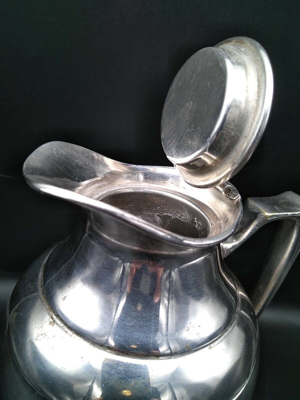 Wear Brite pourer . Grand Silver Co . Nickel Silver . XXth made in UK.