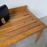 1950s oak luggage rack
