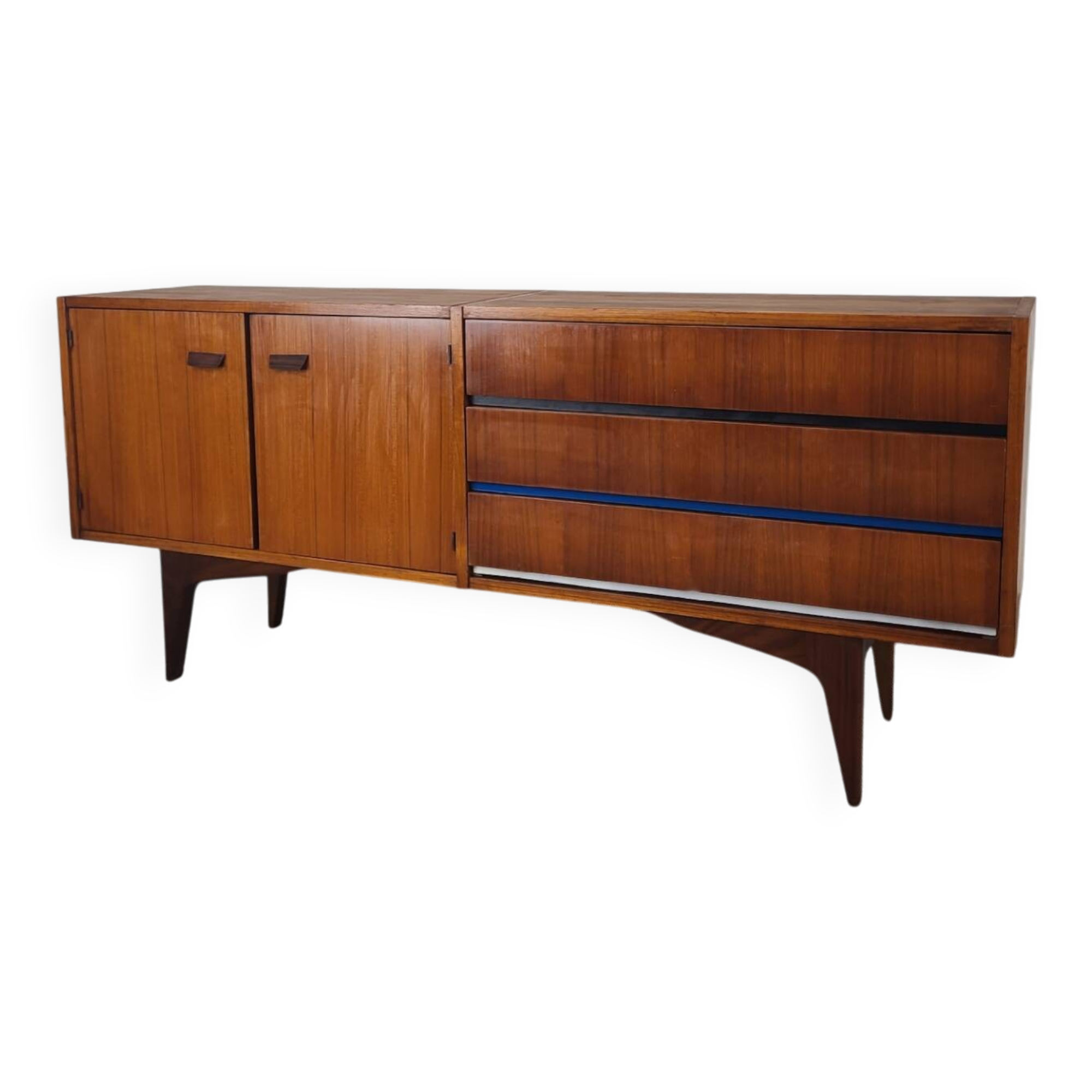 Scandinavian teak enfilade, Danish design, 1960s vintage.