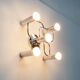 Vintage German Space Age ceiling lamp by Gaetano Sciolari for Leola, 1970s.