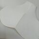 Abat-jour fleur en tissu blanc