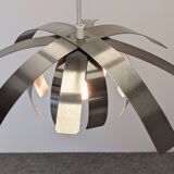 Space Age "Flower" pendant light by Jocelyne Trocmé for Oxar France circa 1970