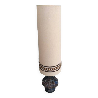 Large vintage ceramic floor lamp from the 70s