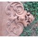 Fronton d'armoire en bois