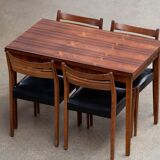 Vintage Scandinavian table in rosewood 1960