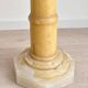 Pedestal / decorative column in alabaster