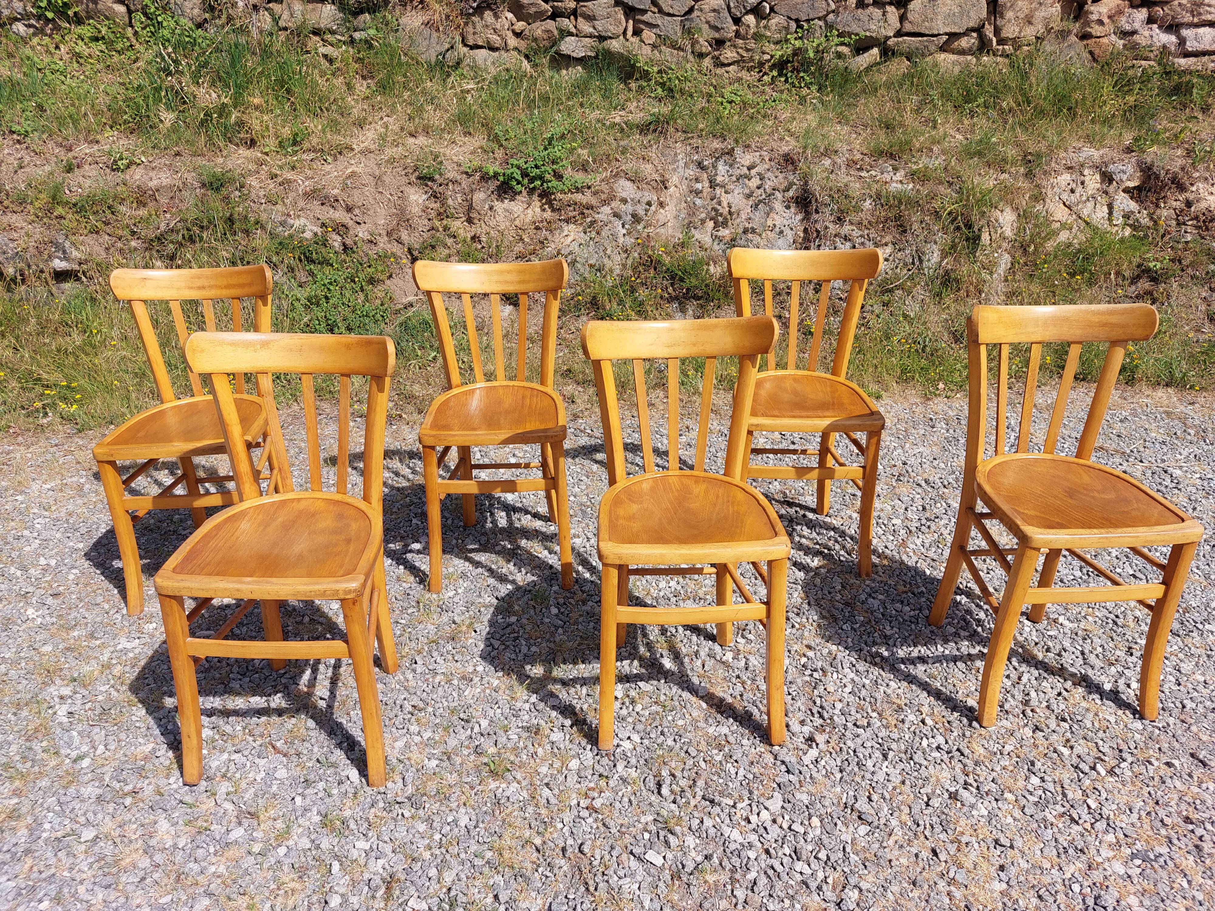 6 Luterma bistro chairs