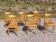 6 Luterma bistro chairs