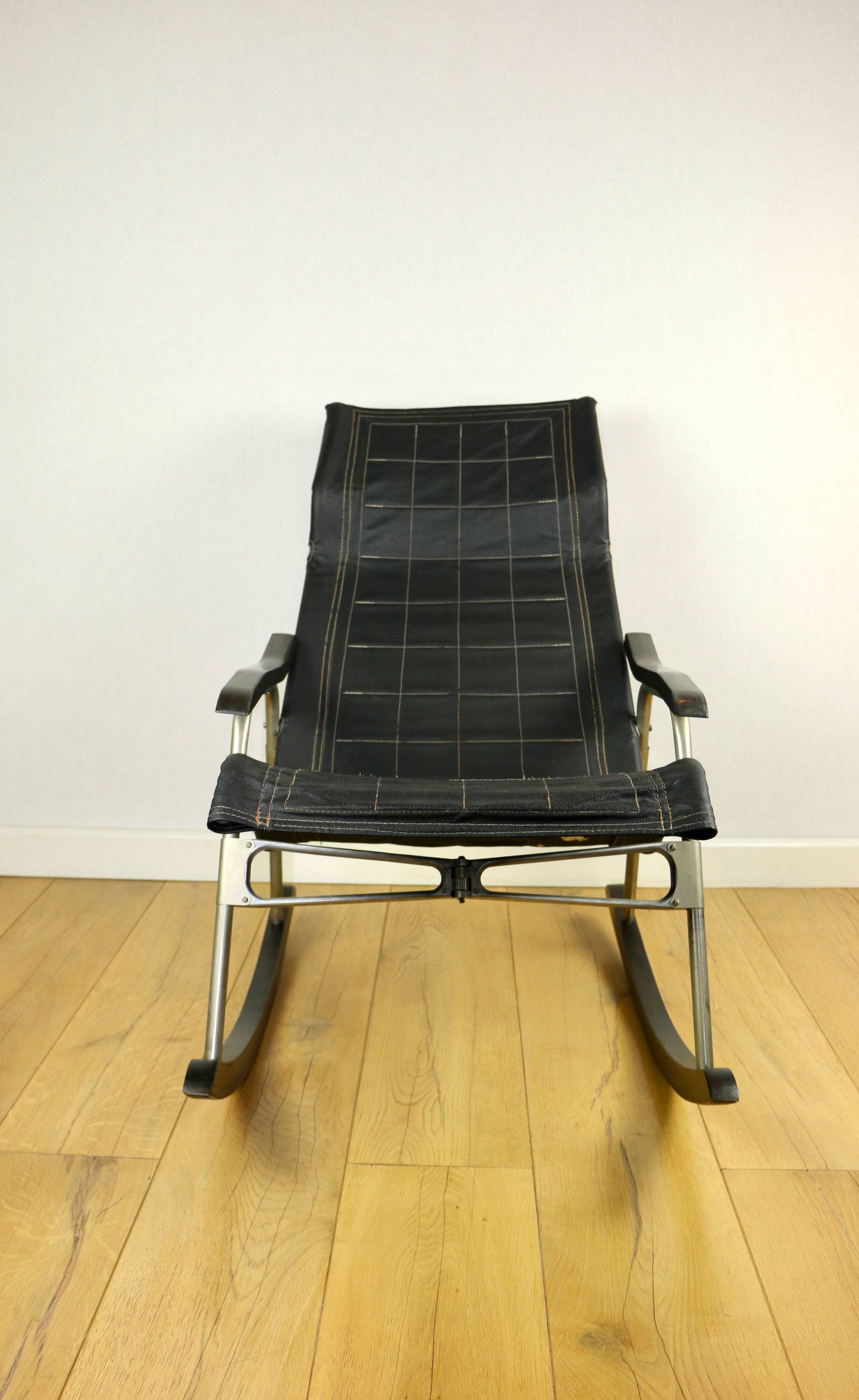 Folding rocking chair Takeshi Nii from the 60s - great condition