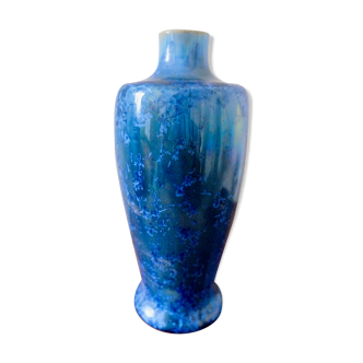 Vase bleu Alfred Renoleau