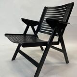 Niko Kralj Slovenian Rex Plywood Folding Chair for Stol 1950s in Black