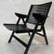 Niko Kralj Slovenian Rex Plywood Folding Chair for Stol 1950s in Black