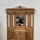Large oak entrance hall wardrobe, early 20th century