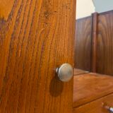 Antique wall-mounted toilet cabinet