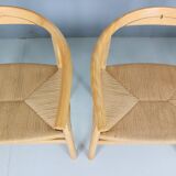 Set of four vintage First Chair PP201 by Hans J Wegner for Pp Furniture, De