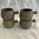 Stoneware mugs
