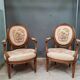 Paire de fauteuils style Louis XVI