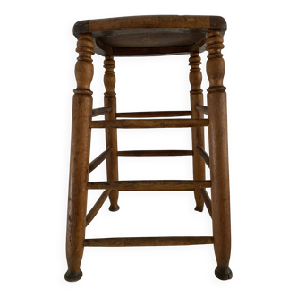 Antique solid wood stool