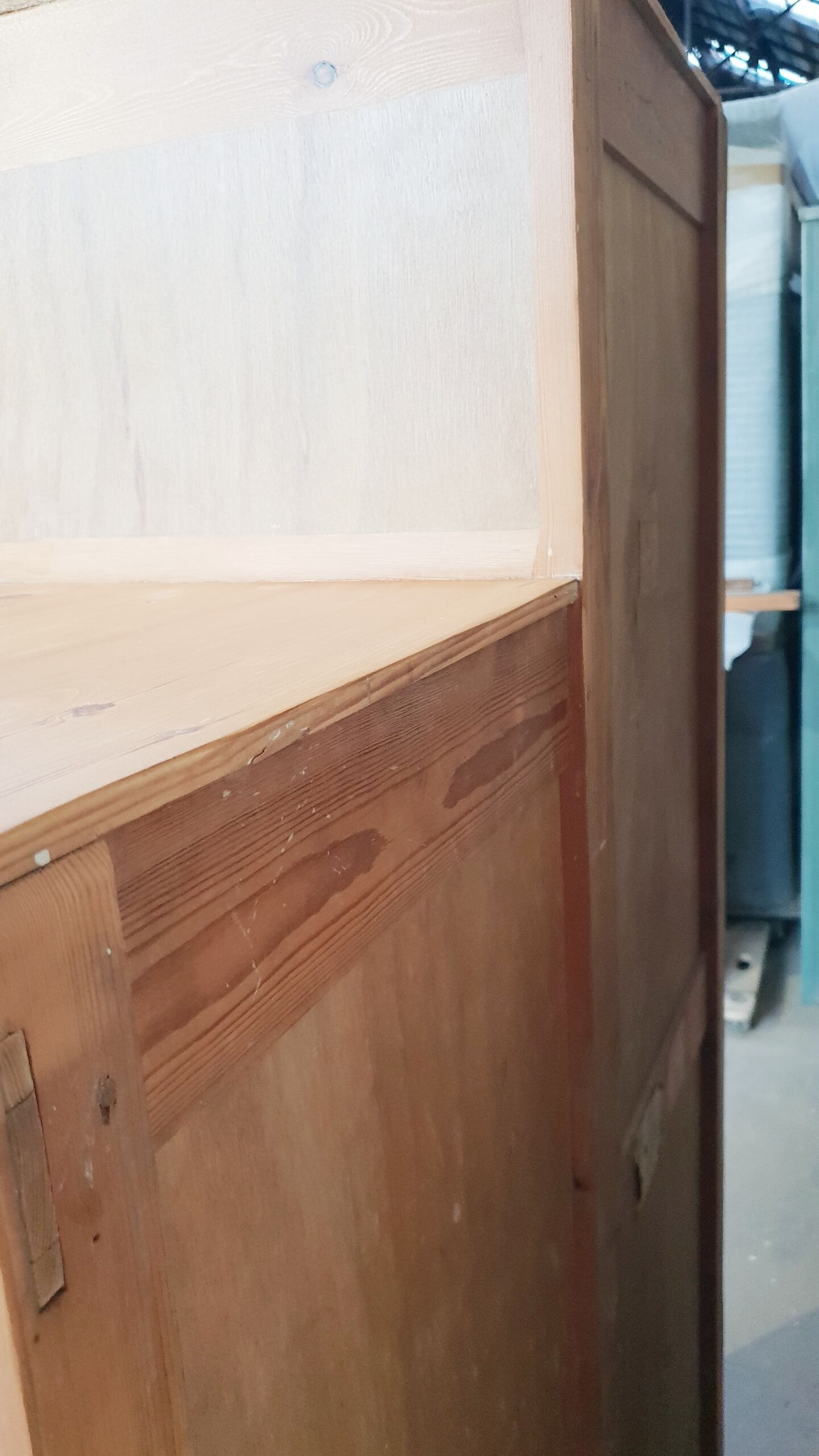 Vintage asymmetrical cabinet
