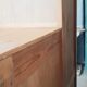 Vintage asymmetrical cabinet