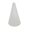 Lampe de table pyramidale en verre de lait « Teepee » par SCE France