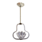 Murano chandelier, Barovier&Toso. Italy 1950s.