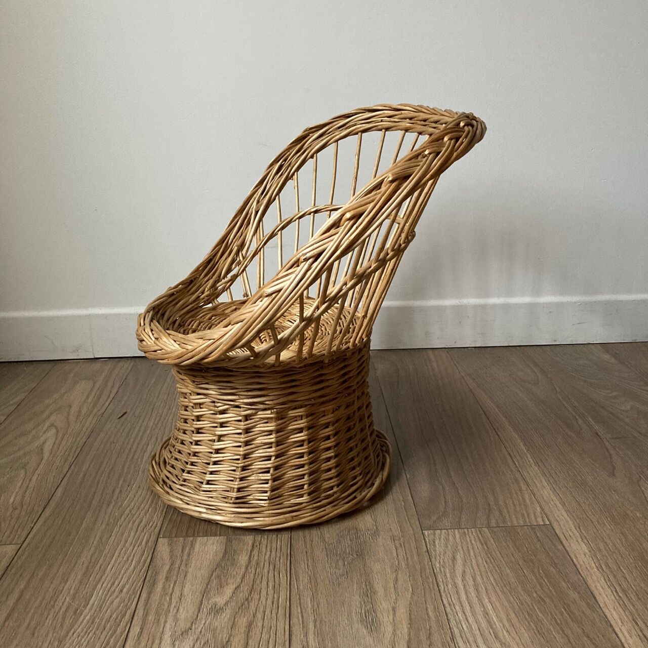 Wicker children's chair