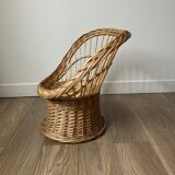Wicker children's chair