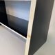 Bibliothèque Art Déco italienne en parchemin et laque noire