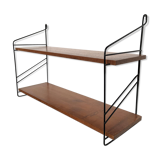 Vintage teak wood wall shelf wall rack