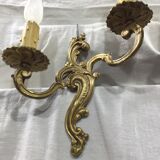 Paire d'appliques en bronze style Louis XV