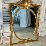 Louis XVI closed-screen mirror
