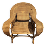 Rattan armchair