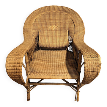 Fauteuil en rotin