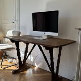 Old oak bistro table