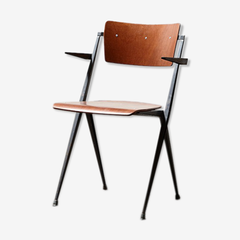 Wim Rietveld pyramid chair for Ahrend de Cirkel 1960s